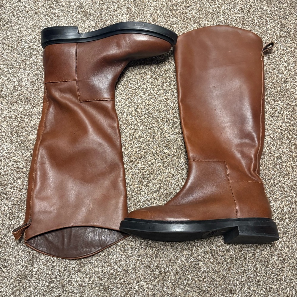 Steve Madden Brown Heeled Boots - Picture 2 of 7